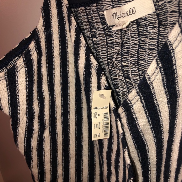 NWT Madewell Striped Tank Top - Picture 5 of 7